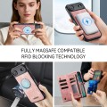 CASEME Magnetyczne Etui Pokrowiec Portfel do iPhone Air różowy