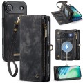CASEME Magnetyczne Etui Pokrowiec Portfel do iPhone Air czarny