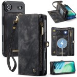 CASEME Magnetyczne Etui Pokrowiec Portfel do iPhone Air czarny