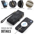 CASEME Magnetyczne Etui Pokrowiec Portfel do iPhone Air czarny