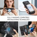 CASEME Magnetyczne Etui Pokrowiec Portfel do iPhone Air czarny