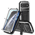 R-JUST Pancerne Mocne Etui Antywstrząsowe do iPhone Air srebrne