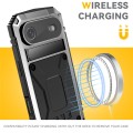 R-JUST Pancerne Mocne Etui Antywstrząsowe do iPhone Air srebrne