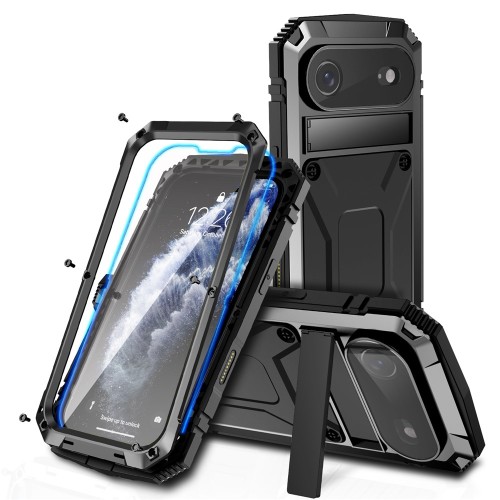 R-JUST Pancerne Mocne Etui Antywstrząsowe do iPhone Air czarne