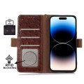Skórzane Etui Pokrowiec z Osłoną RFID do iPhone Air brązowy