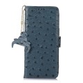 Skórzane Etui Pokrowiec z Osłoną RFID do iPhone Air niebieski