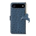 Skórzane Etui Pokrowiec z Osłoną RFID do iPhone Air niebieski