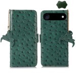 Skórzane Etui Pokrowiec z Osłoną RFID do iPhone Air zielone