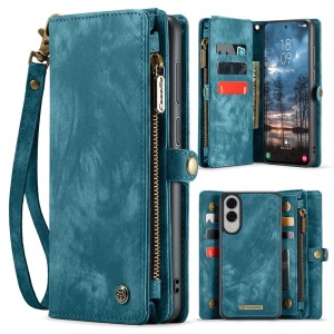 CaseMe Etui Portfel Pokrowiec do Samsung Galaxy S25 Edge niebieski