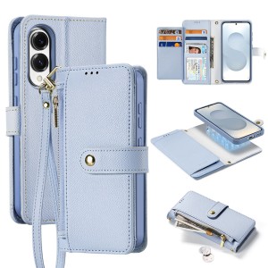 Etui Pokrowiec Portfel Dux Ducis do Samsung Galaxy S25 Edge niebieski