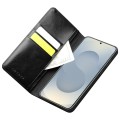 QIALINO Eleganckie Skórzane Etui do Samsung Galaxy S25 Edge czarne