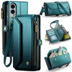 CASEME Etui Portfel Pokrowiec do Samsung Galaxy S25 Edge zielone