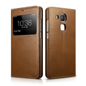 XOOMZ Etui Pokrowiec Huawei Nova Plus brązowe