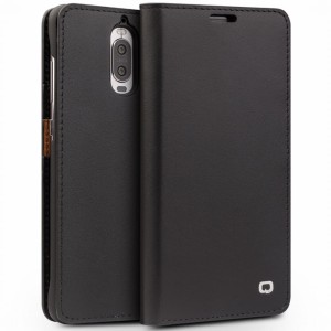 Eleganckie Etui Pokrowiec QIALINO Mate 9 Pro czarny
