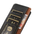 Khazneh Wallet Skórzane Etui z osłoną RFID do Samsung Galaxy A57 czarne