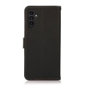 Khazneh Wallet Skórzane Etui z osłoną RFID do Samsung Galaxy A57 czarne
