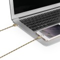 MOMAX Elite Lightning MFi kabel USB 8pin do iPhone iPad iPod - kolor szampański