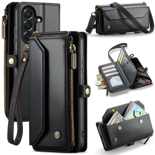 CASEME Etui Portfel Pokrowiec do Samsung Galaxy A37 czarny
