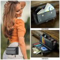 CASEME Etui Portfel Pokrowiec do Samsung Galaxy A37 czarny