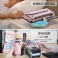 CASEME Etui Portfel Pokrowiec do Samsung Galaxy S26+ różowy
