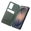 QIALINO Eleganckie Skórzane Etui do Samsung Galaxy S26+ zielone