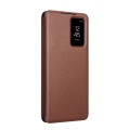 QIALINO Eleganckie Skórzane Etui do Samsung Galaxy S26+ brązowe