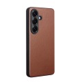 QIALINO Eleganckie Skórzane Etui do Samsung Galaxy S26 brązowe
