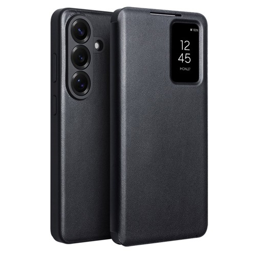QIALINO Eleganckie Skórzane Etui do Samsung Galaxy S26 czarne