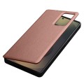 QIALINO Eleganckie Skórzane Etui do Samsung Galaxy S25 Ultra brązowe