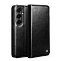 QIALINO Eleganckie Skórzane Etui do Samsung Galaxy S26+ czarne