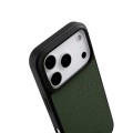 MELKCO Skórzane Etui Obudowa Plecki do iPhone 17 Pro Max zielone