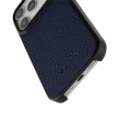 MELKCO Skórzane Etui Obudowa Plecki do iPhone 17 Pro Max granatowe