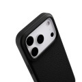 MELKCO Skórzane Etui Obudowa Plecki do iPhone 17 Pro Max czarne