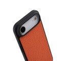 MELKCO Skórzane Etui Obudowa Plecki do iPhone Air pomarańczowe