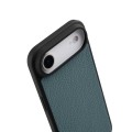 MELKCO Skórzane Etui Obudowa Plecki do iPhone Air niebieskie