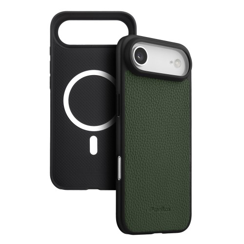 MELKCO Skórzane Etui Obudowa Plecki do iPhone Air zielone