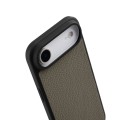 MELKCO Skórzane Etui Obudowa Plecki do iPhone Air szare