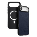 MELKCO Skórzane Etui Obudowa Plecki do iPhone Air granatowe