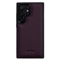 MELKCO Skórzane Etui Obudowa do Samsung Galaxy S26 Ultra fioletowe