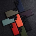 MELKCO Skórzane Etui Obudowa do Samsung Galaxy S26 Ultra granatowe