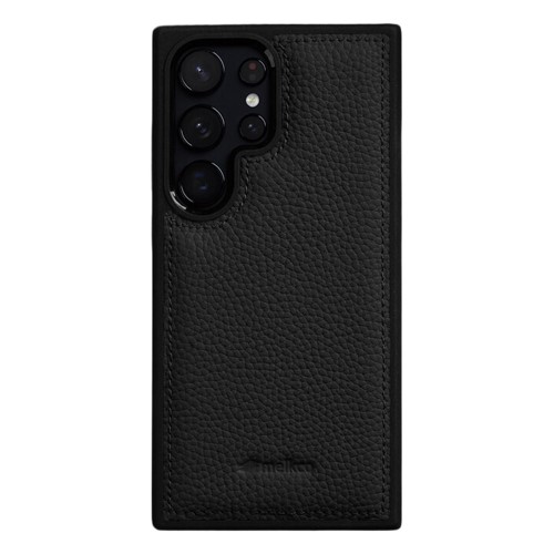 MELKCO Skórzane Etui Obudowa do Samsung Galaxy S26 Ultra czarne