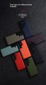 MELKCO Skórzane Etui Obudowa do Samsung Galaxy S26+ szare
