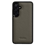 MELKCO Skórzane Etui Obudowa do Samsung Galaxy S26+ szare