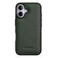 MELKCO Skórzane Etui Obudowa Plecki do iPhone 17 zielone