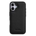 MELKCO Skórzane Etui Obudowa Plecki do iPhone 17 czarne