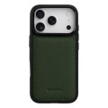 MELKCO Skórzane Etui Obudowa Plecki do iPhone 17 Pro Max zielone