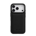 MELKCO Skórzane Etui Obudowa Plecki do iPhone 17 Pro Max czarne