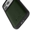 MELKCO Skórzane Etui Obudowa Plecki do iPhone 17 Pro zielone