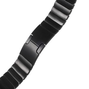 XINCUCO Bransoleta Panelowa do Apple Watch 42mm/44mm stal nierdzewna czarna