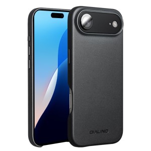 QIALINO Eleganckie Skórzane Etui Plecki do iPhone Air czarne